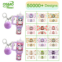 Autocollants Osmo Holy Mother UV pour gobelets, décalcomanies de prière, transfert UV adhésif personnalisé, résistant à l'eau, résistant aux UV, écologique, enveloppe pour gobelet