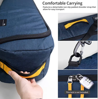 Sac de transport à roulettes pour ski, imperméable et entièrement rembourré, idéal pour le voyage aérien et le transport de matériel de neige – Vente en gros usine OEM/ODM