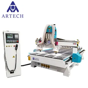 Nghệ Thuật-1631 2 Đầu ATC 3D CNC Router Cho Máy Cắt Bọt Giá Với 14 Bộ Công Cụ