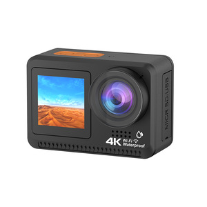 กล้องแอคชั่น 4K กันน้ำ Wi-Fi หน้าจอคู่ กล้องติดจักรยานแบบติดศีรษะ - Product Image 1