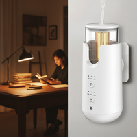 Diffuseur d'huiles essentielles sans eau à fixation murale avec lumière ambiante LED