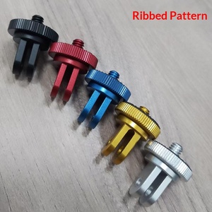Adaptateur en alliage d'aluminium CNC, vis de montage pour trépied en aluminium 1/<span class=keywords><strong>4</strong></span> pouces pour <span class=keywords><strong>Go</strong></span> <span class=keywords><strong>Pro</strong></span> <span class=keywords><strong>Hero</strong></span> 6 5 <span class=keywords><strong>4</strong></span> 3+ Xiaomi YI 4K II SJCAM SJ5000 SJ4000 - Product Image 3
