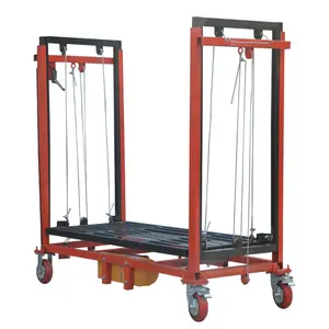 Construction Removable Steel Tube Bracket Electric Lifting Scaffold System Platform Adjustable Portable Electric Scaffolding For Construction