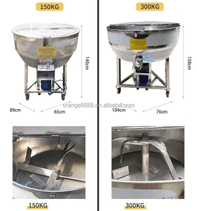 Máy trộn bột đứng bằng thép không gỉ, giao hàng nhanh, 50kg 100kg 150kg 300kg, dùng cho thức ăn viên, bột giặt - Product Image 3