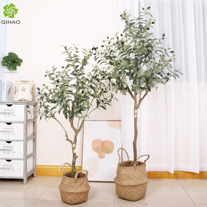 Artificial Olive <b>Tree</b> Bonsai Large <b>Plastic</b> Decorative Plant For Home Living Room Window Display Interior Decoration - Product Image 5