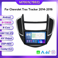 MEKEDE — caisson de basses multimédia Android 11, 8 cœurs, 8 go + 128 go, WIFI, GPS, AM, FM, moniteur pour voiture Chevrolet trail 2014 à 2016