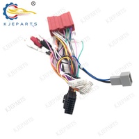 Kabel Daya Player Android Mobil 16Pin 20Pin 24Pin Adaptor Harness Antena Canbus untuk Mazda 3 Axela 2014 Mobil