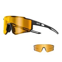 Gafas de Sol Deportivas Fotocromáticas UV400 con Montura Completa y Lentes de PC Ultraligeras para Ciclismo, Running, Conducción, para Hombre y Mujer, Gafas de Exterior