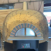 Four à pizza au gaz personnalisé pour restaurant Cookeryaki, chauffage par roche volcanique