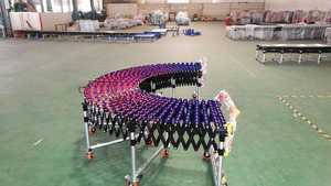 Uitbreidingsvrije Rollenbaan Productielijn Draagbare 90 Graden 180 Graden Draaiende Niet-Aangedreven Rollenbaan - Product Image 2