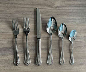 <span class=keywords><strong>Luna</strong></span> cuchillo 24ชิ้น juego <span class=keywords><strong>de</strong></span> cubiertos กีตาร์แจ๊ส dubarry ช้อนส้อมชุดเครื่องใช้บนโต๊ะอาหาร - Product Image 6