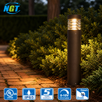 Lampadaire LED extérieur en aluminium pour aménagement paysager, CCT IP65, 14W 19W 24W, pour pelouse, allée, jardin, chemin, extérieur