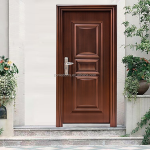 Puerta principal exterior moderna, diseños de puertas, puertas de entrada de hierro frontal, puerta de acero de seguridad para casa - Product Image 2