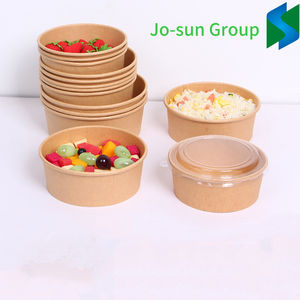 Cuenco de papel para manualidades de grado alimenticio, cuenco de sopa de forma redonda con compostable para <span class=keywords><strong>sushi</strong></span>, aperitivos, galletas, pan, uso artesanal - Product Image 6