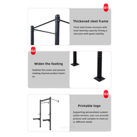 Station de musculation murale multifonctionnelle pour la maison, gain de place, idéale pour l'entraînement croisé et les squats