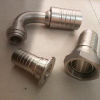 Raccords hydrauliques à verrouillage par poussée, accouplements de tuyaux réutilisables, inserts cannelés en acier, tailles personnalisées, fabricant efficace