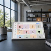 Terminal d'affichage tactile HD IA 21,5'' 24'' 27'' pour contrôle de robot humanoïde IA, ordinateur de bureau interactif RK3568S 4+64 8+128, appareils de bureau IA