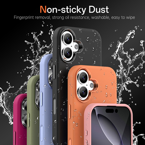 Fundas de silicona con orificio circular metálico para cámara para <span class=keywords><strong>iPhone</strong></span> 17 - Product Image 2