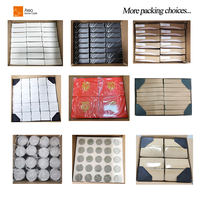 Boîte personnalisée en coton travertin en polyrésine de luxe avec couvercle en acier inoxydable Organisateur de rangement pour la maison et la salle de bain des équipements de l'hôtel