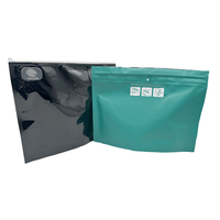 Pochette debout réutilisable avec fermeture éclair Feuille d'aluminium sous vide argentée refermable Sacs en mylar à zip-lock de 1 2 5 gallons pour le stockage des aliments
