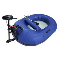 Hailebao Bateau gonflable individuel léger et portable en PVC, Kayak escargot pliable pour loisirs, pêche, dérive et activités aquatiques en famille