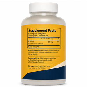 Capsules Minérales Personnalisées de Qualité Alimentaire au Corail, Fer, Zinc, Magnésium, Hydroxyapatite, Vitamine D3, Glucoheptonate, Sélénium et Calcium - Product Image 6