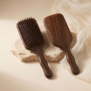 Peigne à air en bois de santal moderne et écologique pour femmes, coussin de massage des méridiens de la tête, portable et compact, pour usage domestique - Product Image 6