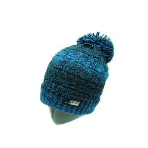 Fournisseur taïwanais Star Blue Beanie Plain Knit Patch en cuir imprimé Ski Hat & Cap - Product Image 1
