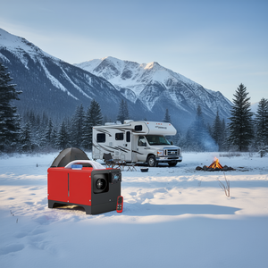 Calentador de aire diésel de 5Kw con control remoto LCD portátil para calefacción de caravanas, camiones, remolques y autocaravanas - Product Image 2