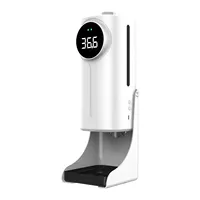 Sannce — distributeur automatique de savon désinfectant de 2000ml, scanner thermique avec capteur, double écran LCD, température de test numérique LCD, thermomètre r