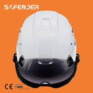 ABS 건설 작업 안전 헬멧 고글 보호 하드 모자 실내 야외 구조 등산 인증 En397 - Product Image 2