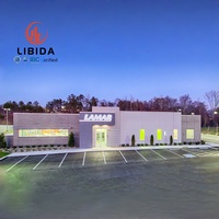 Almacén de Acero Preconstruido, Edificio Industrial Moderno, Fábrica Prefabricada, Taller, Sistema de Construcción Metálica Comercial