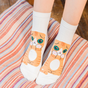 Giapponese coreano di tendenza animale gatto delle donne delle ragazze adolescenti tubo di cotone <span class=keywords><strong>calzini</strong></span> carini - Product Image 6