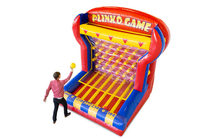 Jeu de carnaval Plinko gonflable Durable commercial défi sportif jeu de balle gonflable Plinko Hover sport jeu gagnant pour les événements
