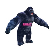 Costume de gorille en peluche gonflable fabriqué en chine du fabricant gonflable Yantai Airart