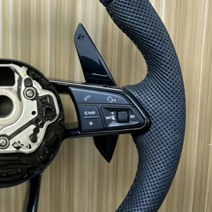 สำหรับ <span class=keywords><strong>Audi</strong></span> R8 <span class=keywords><strong>TT</strong></span> <span class=keywords><strong>Mk2</strong></span>/Mk3 RS TTS ttrs RS3 RS6 RS4 RS5 A4 B8 RS5 RS7 R8 SQ5 RS3 A4 B9 8Y S6หนังพวงมาลัยรถสปอร์ต - Product Image 4