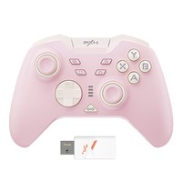 LaySda PXN-P5 PRO Shadow ABS Wireless Game Controller untuk 2.4G PC Steam iPhone Android & untuk; Versi Pink