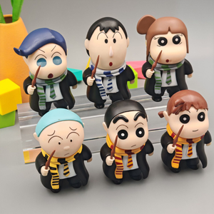 Juego de 6 figuritas de Shin-Chan: incluye Shin mágico, <span class=keywords><strong>Atsushi</strong></span> y otras muñecas creativas Nohara Shin-Chan para exhibición. - Product Image 2