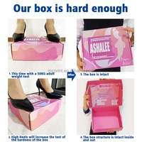 Emballage avec logo personnalisé grande boîte postale en carton Boîtes d'expédition en papier d'emballage ondulé pour vêtements de bébé chaussures chaussures