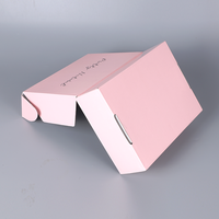 Boîte d'expédition en carton ondulé personnalisée avec logo, grande boîte d'emballage pour vêtements et chaussures