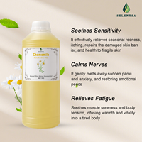 Huile de massage à la camomille naturelle en gros, biologique et pure, pour les soins de la peau du corps et les diffuseurs