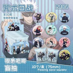 75MM Pins Capybara Chiikawa Demons Slayers Jujutsu Poke Luffy <span class=keywords><strong>Hokage</strong></span> Miku Metal Crafts Mystery Blind Box Anime Pet Broche - Product Image 4