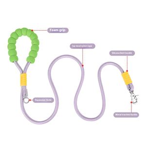 Correa <span class=keywords><strong>de</strong></span> nailon <span class=keywords><strong>de</strong></span> primera calidad para <span class=keywords><strong>perros</strong></span>, cuerda <span class=keywords><strong>de</strong></span> tracción <span class=keywords><strong>de</strong></span> grado <span class=keywords><strong>de</strong></span> carrera para caminar con diseño cómodo y resistente al desgaste <span class=keywords><strong>de</strong></span> algodón con burbujas <span class=keywords><strong>de</strong></span> Color degradado - Product Image 3