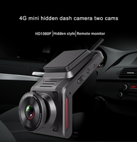 Caméra embarquée K18 4G HD 1080p double objectif avec GPS, Wi-Fi et application mobile pour terminal informatique et contrôle à distance du DVR de voiture