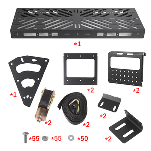 Support de pneu de rechange Panier de rangement pour véhicules tout-terrain Fit for <span class=keywords><strong>Jeep</strong></span> <span class=keywords><strong>Wrangler</strong></span> JK JL TJ <span class=keywords><strong>YJ</strong></span> CJ Ford Bronco SUV Accessories - Product Image 1