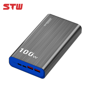 Slim ngân hàng điện Đen Li-polymer pin Trạm điện 20000mAh điện thoại di động thiết bị Trạm điện cầm tay cho máy tính xách tay 10 cái - Product Image 5