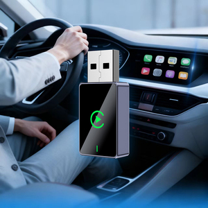 Adaptateur de voiture 2 en 1 sans fil CarPlay Android universel pour IOS Android, port USB, design compact et mini - Product Image 1