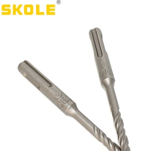 Punta per Trapano Elettrico SDS Plus con Punta a Croce, Lunga Durata, per Foratura Completa, HRC48-50, Scanalatura S4, Acciaio 40cr - Product Image 4