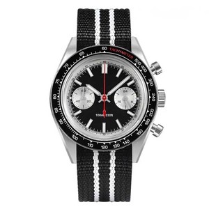 Montre à quartz chronographe <span class=keywords><strong>VK64</strong></span> au design original montre-bracelet de plongée avec logo personnalisé et revêtement super lumineux pour hommes - Product Image 3