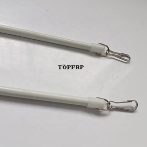 Fiberglass Pole Curtain <b>Rod</b> Pull Stick With <b>Plastic</b> Handle - Product Image 2
